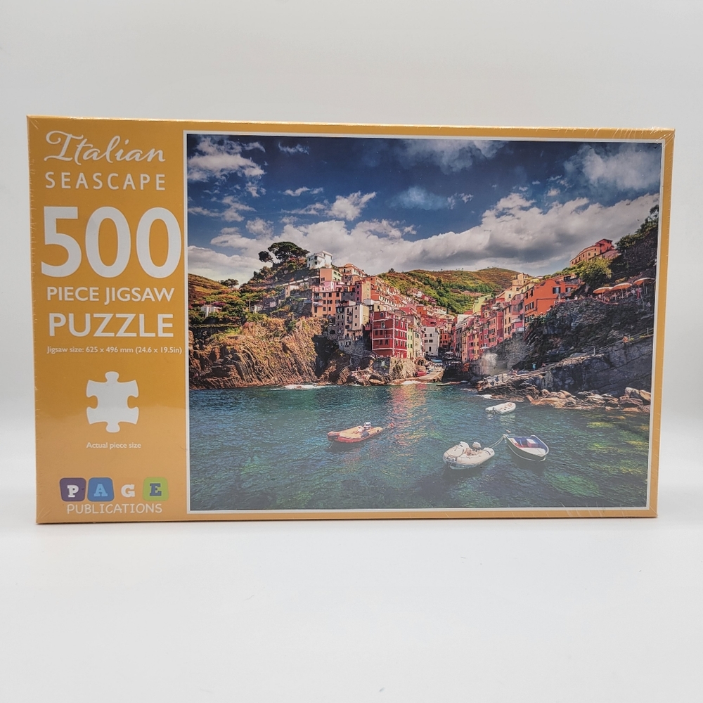 Italian Seascape 500 Piece Puzzle